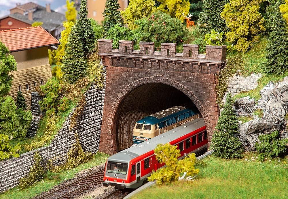 FALLER 2 tunnel portals, 2-track