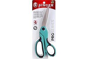 SINGER 8-1/2-Inch ProSeries Heavy-Duty Bent Sewing Scissors: Tailor, Seamstress Essential