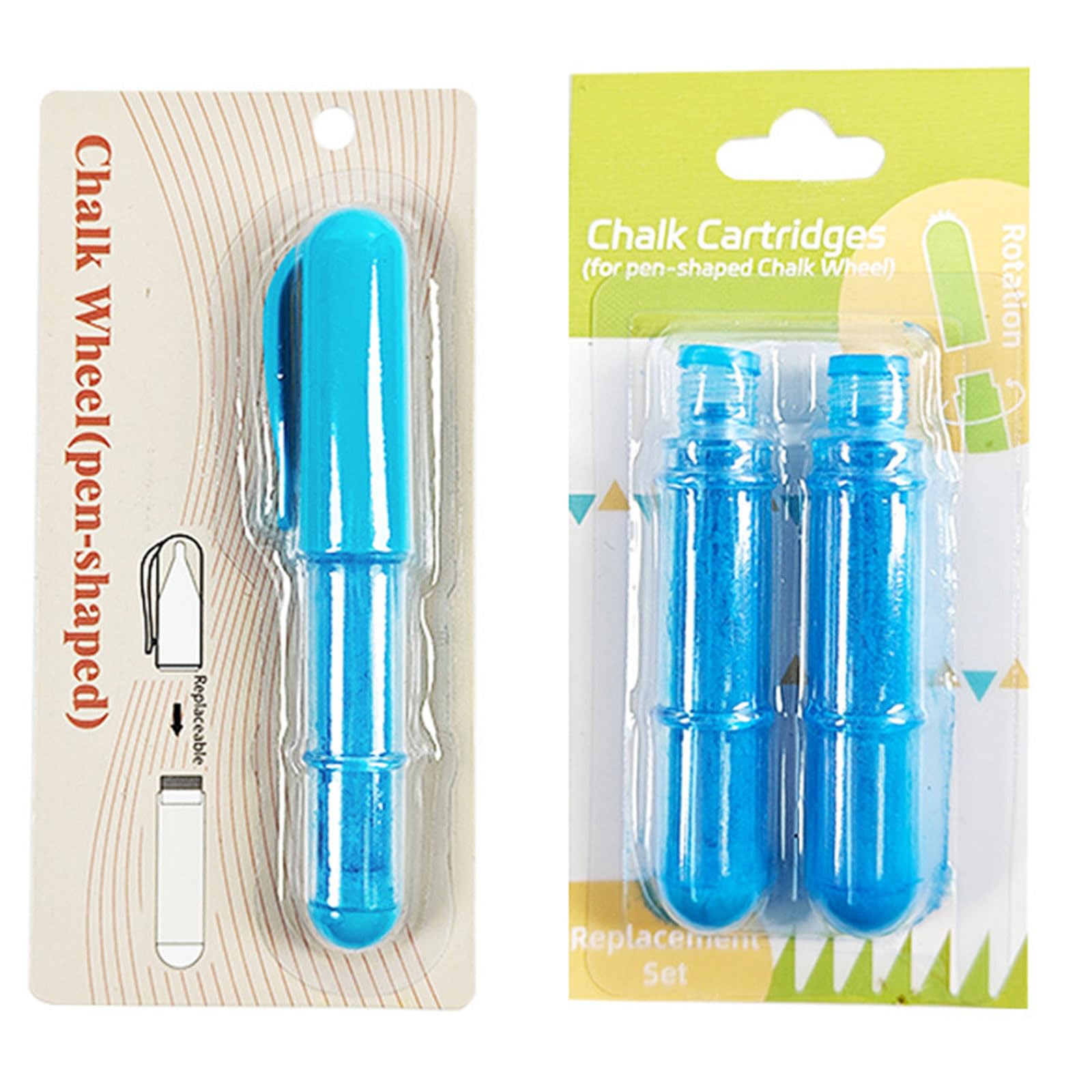 Xinsheinelry Portable Chalk Marker Tool with Protective Cover Ensuring Accurate Fabric Marking for Sewing and Crafting Use Sewing Supplies