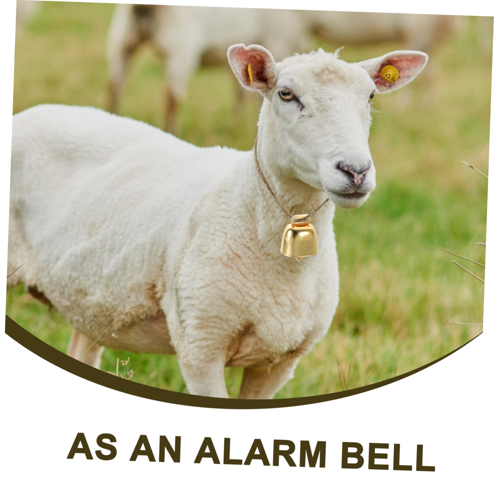 STOBAZA 15pcs Metal Cow Bells Farm Animal Bells Loud Crisp Spread Cattle Ornament Jingle for Pet Christmas Garland