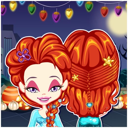 Color Girls Halloween Hairstyles