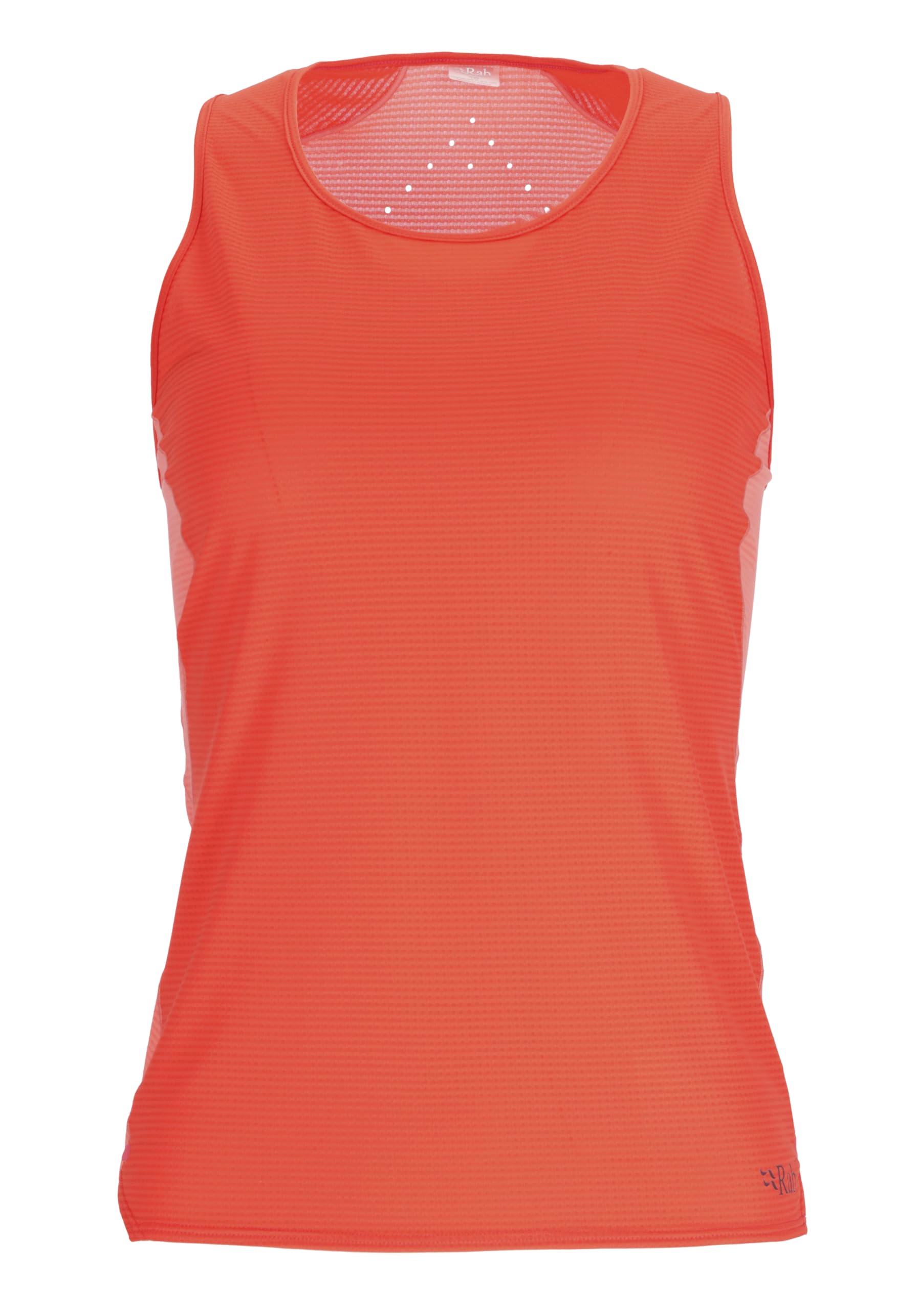 Rab Women's Red Grapefruit/Reef Sonic Ultra Vest Lightweight Tank Top For Hiking & Trail Running - Large