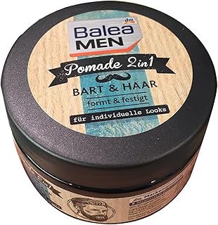 دهان لحية وشعر للرجال 2 في 1 بنركيبة نباتية من باليا، 100 مل، الشمع