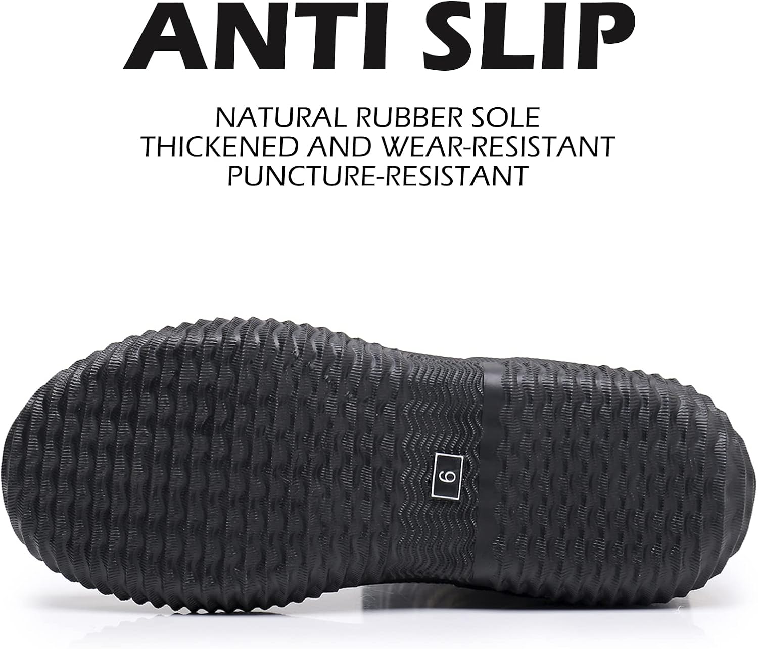 WTW Womens Mid Calf Rain Boots - Waterproof Insulated Neoprene Rubber Boots Mud Outdoor Hunting Garden Boots - Image 8