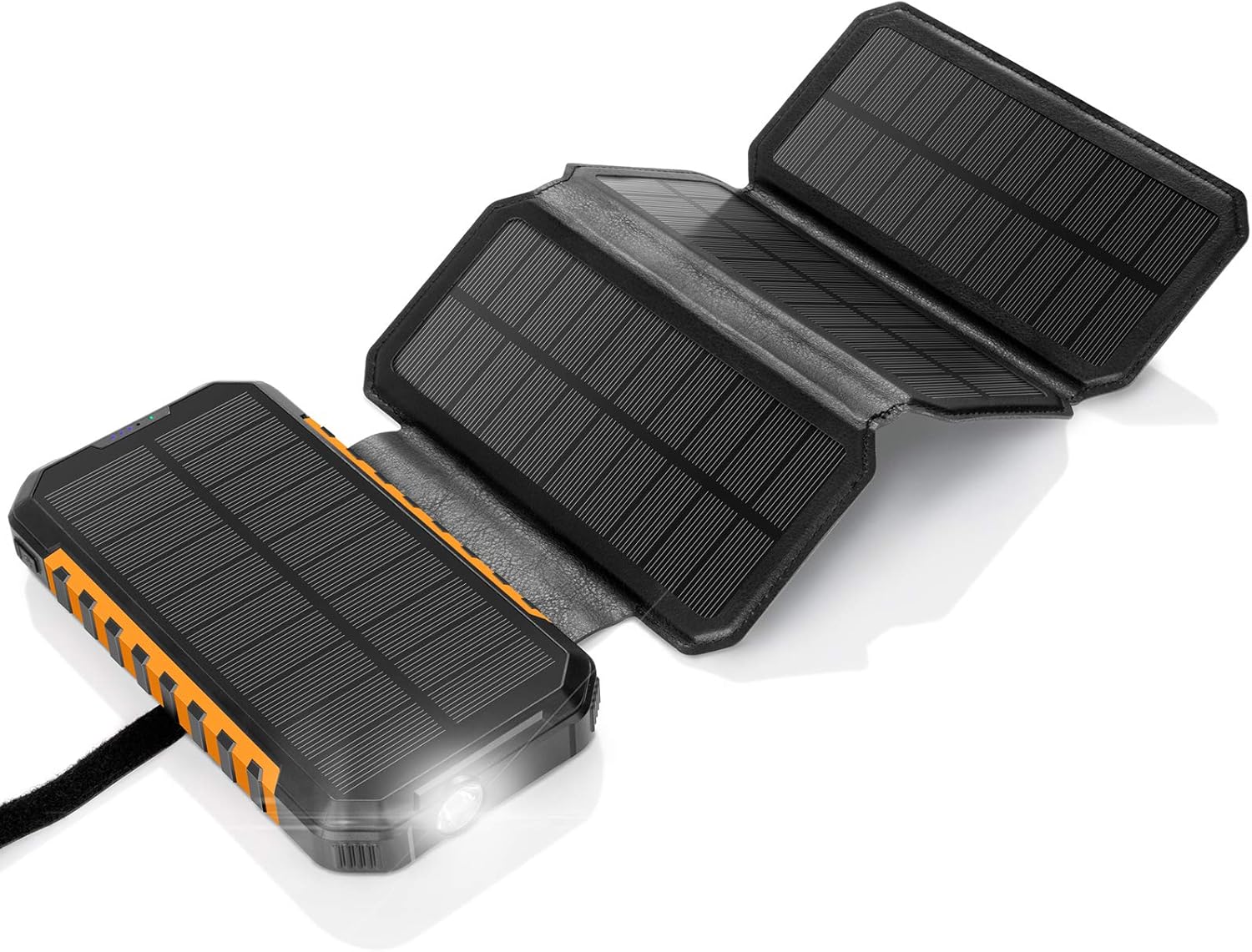 Solar Charger 26800mAh Power Bank PD18W 4 Solar Panel