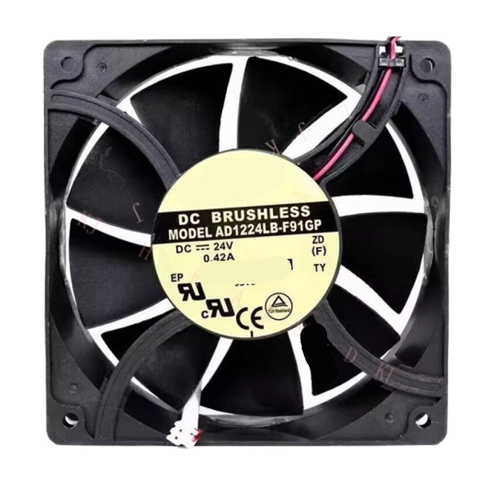 LWJYIPETZQ AD1224LB-F91GP 12038 DC24V 0.42A 12CM 3-Wire Cooling Fan