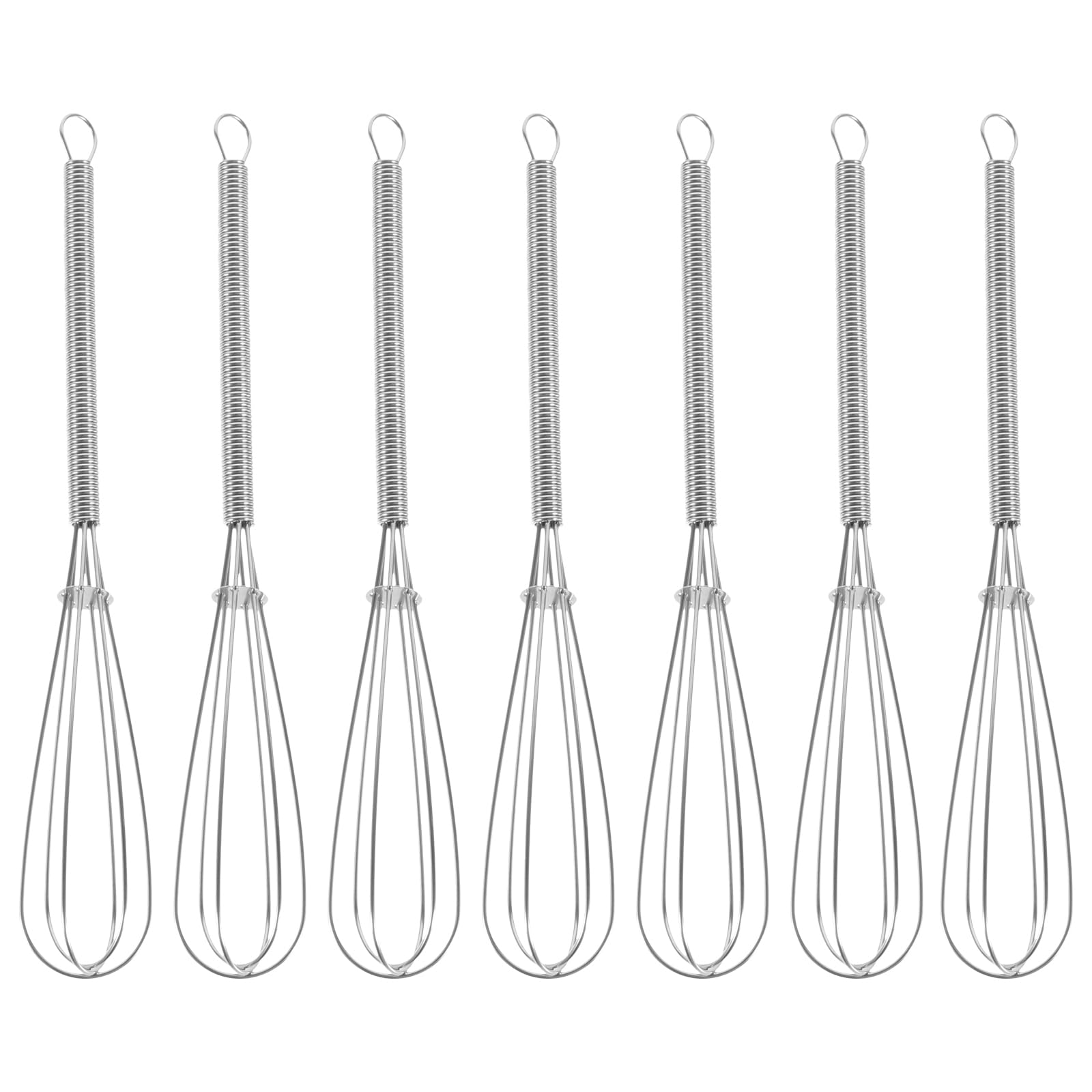 7 Piezas Mezclador De Tinte Para El Cabello Agitador De Crema Batidor Batidor De Globo De Acero Inoxidable Mezclador De Herramientas De Tinte De Color