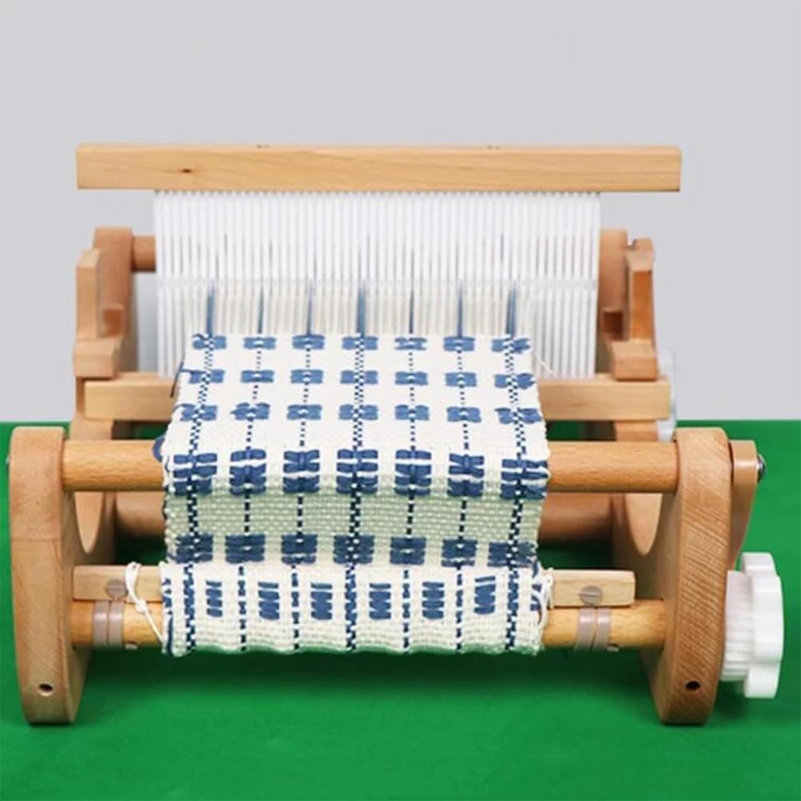 Home Loom Kit, DIY Handwebstuhl, Vertikale Hölzerne Multi-Craft-Webstuhlkunst Mit Kamm Und Spule Für Kinder Erwachsene Anfänger