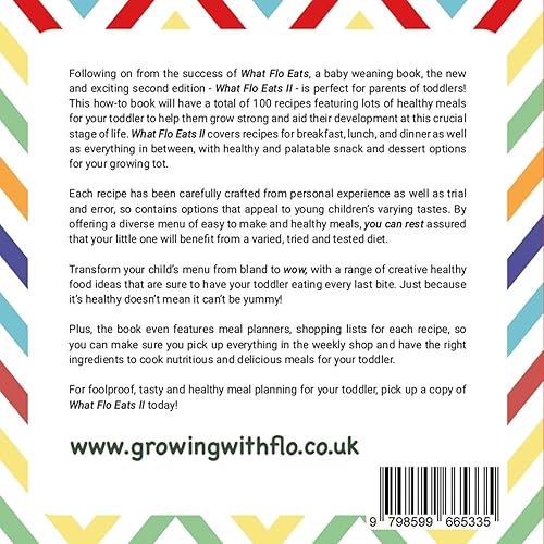 Vista 2 de What Flo Eats (Volume 2) A Toddler Healthy Eating Book With Meal Planner and Recipes (Growing With Flo)