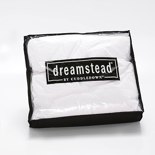Miniatura 2 de Cuddledown Dreamstead - Edredón para todas las estaciones, plumón de pato, potencia de relleno de 700, 300 hilos, carcasa 100% algodón, percal