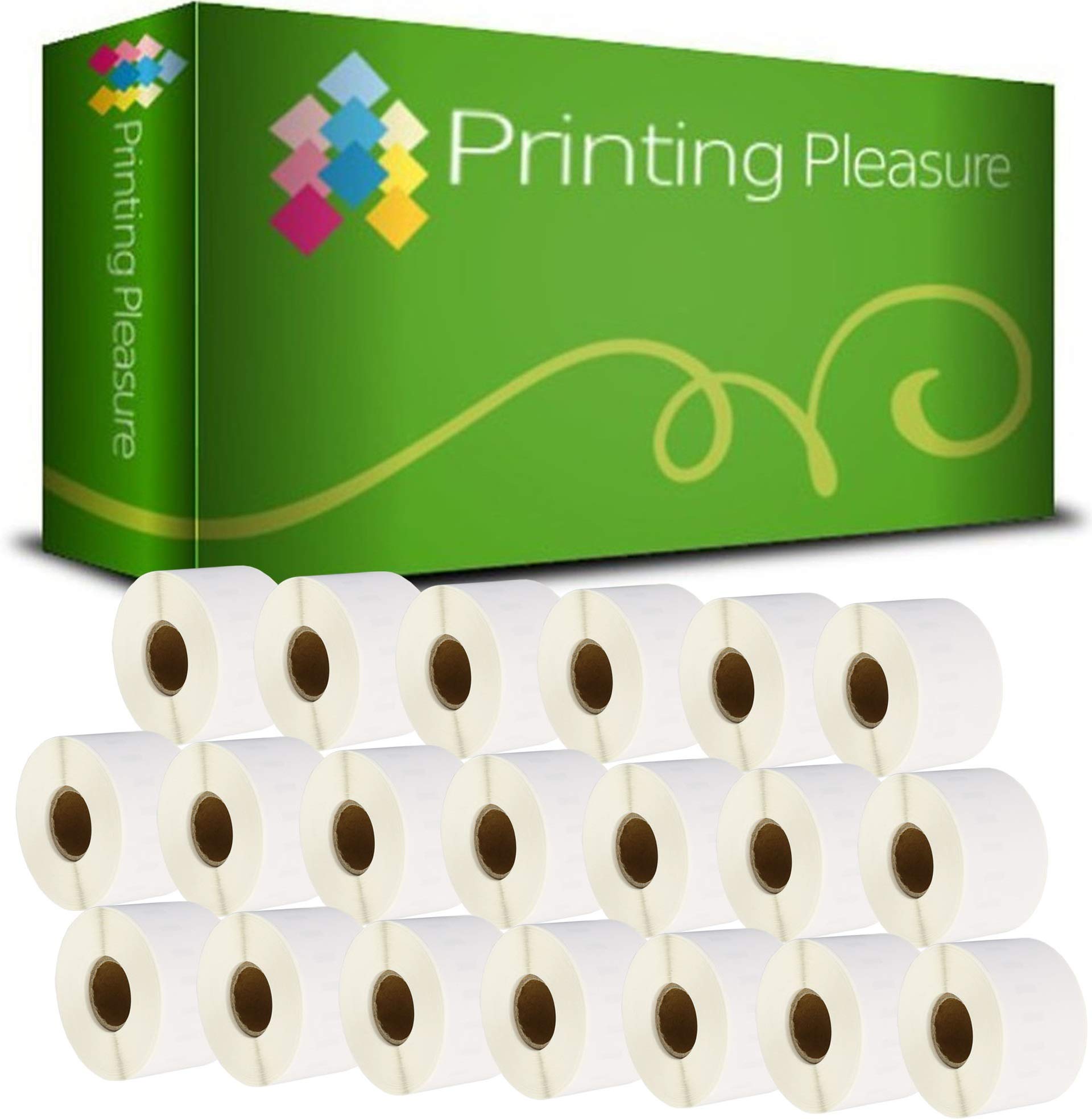 2 Rotoli Etichette Per Cartelle File – Compatibili DYMO 30327 – 130 Etichette Per Rotolo – Bianche