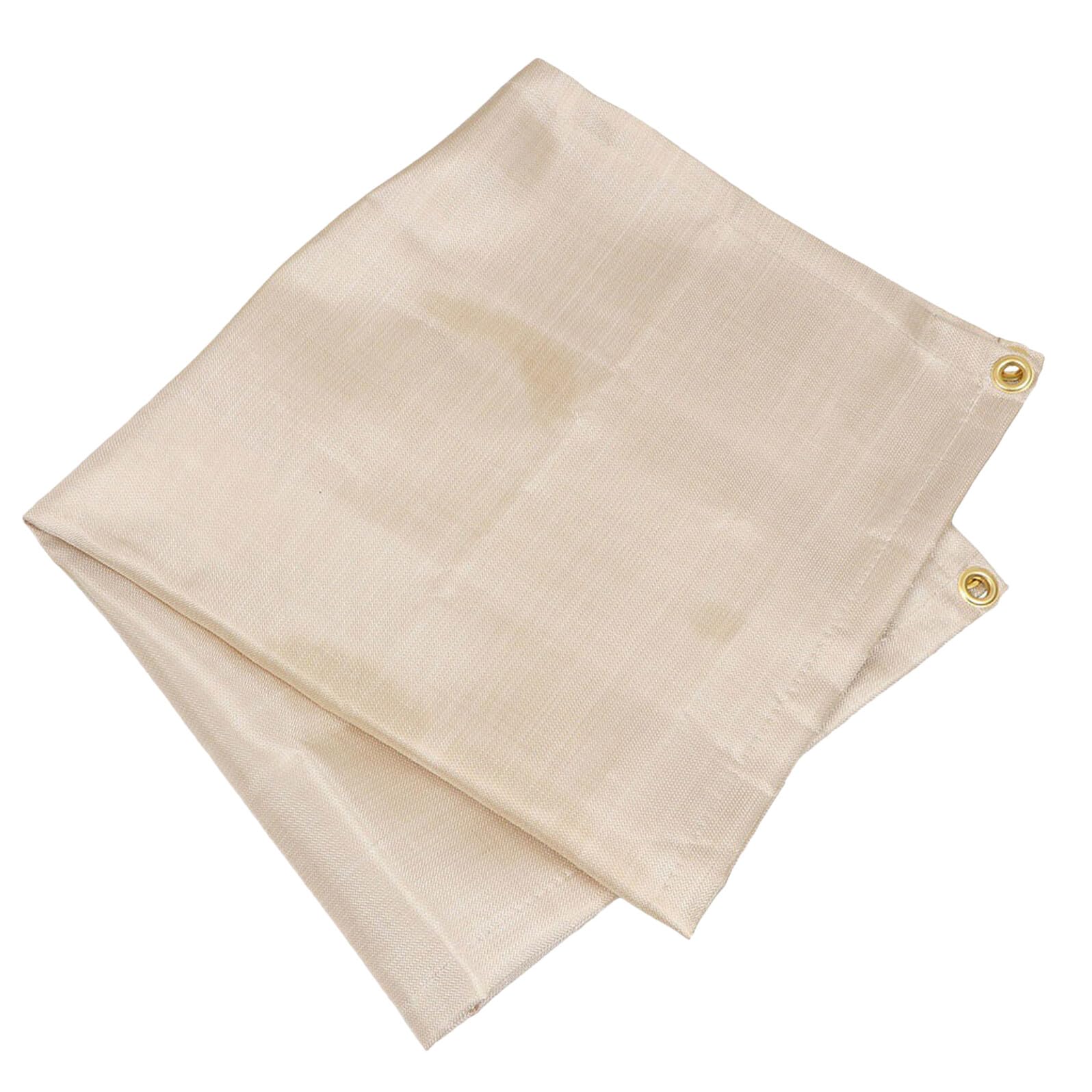 Coperta Antifiamma da Saldatura 80x90 Cm in Fibra di Vetro | Tappetino per Campeggio e Barbecue, Leggero e Portatile, Protezione da Calore Elevato