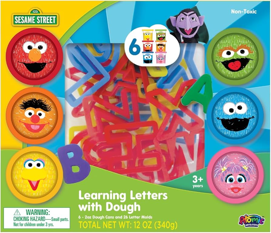 Amazon.co.jp: セサミストリートラーニング文字 生地付き | 8 1