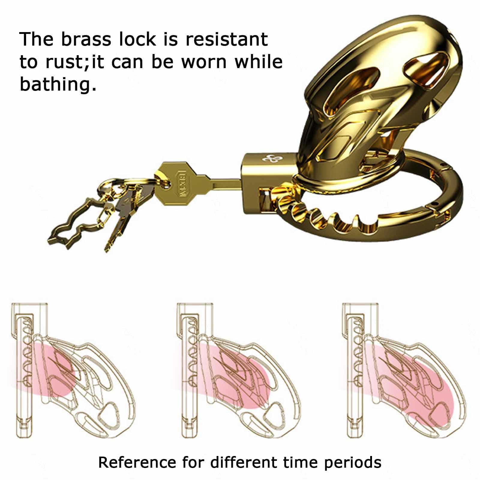 Chastity Cage Männer Metall Verstellbar Keuschheitskäfig Herren Metall,A