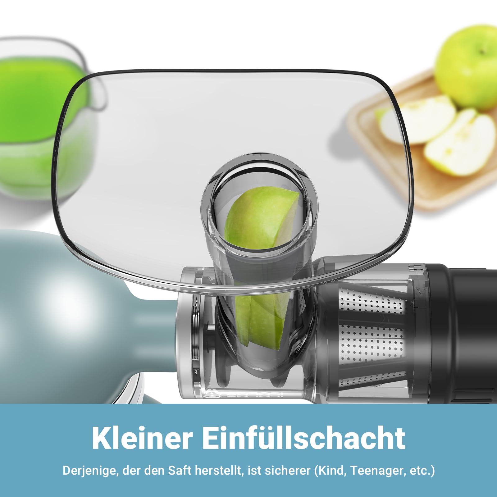 Entsafterzubehör Für Kitchen Aid-Zubehör - Entsafter Aufsatz Set Für KitchenAid Mixer - Entsafter-Zubehör Für KitchenAid Standmixer -Kitchen Aid Zubehör Für entsafter-(Ohne Gerät, Nur Mit Zubehör)