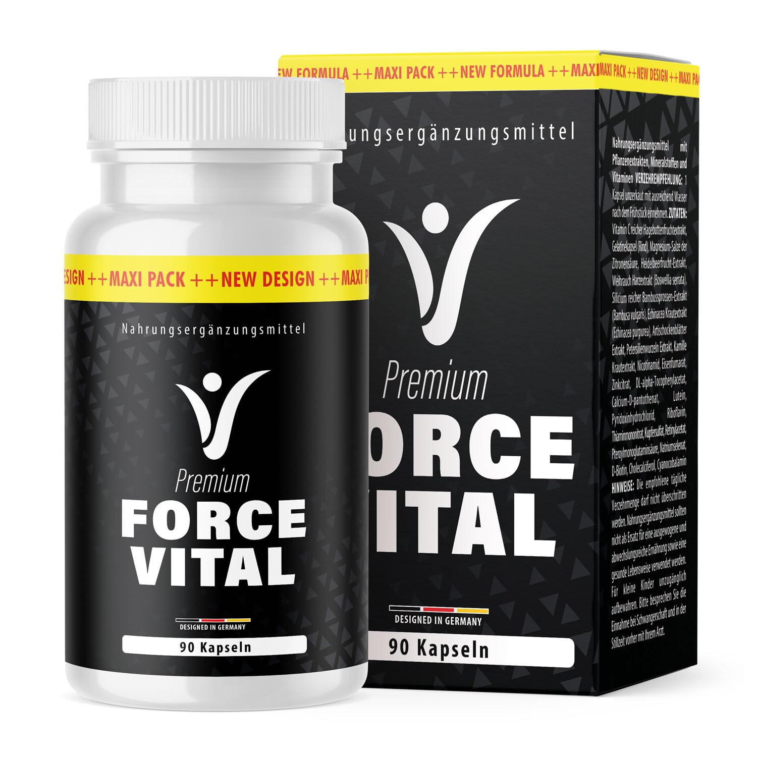 Premium Forcevital Kapseln | Einfache Anwendung | 90 Kapseln