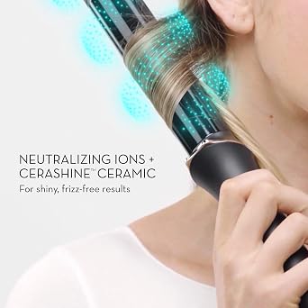 Neuro by Paul Mitchell Curl Ceramic Curling Iron, Travel Curling Iron, Dual Voltage for Worldwide Use