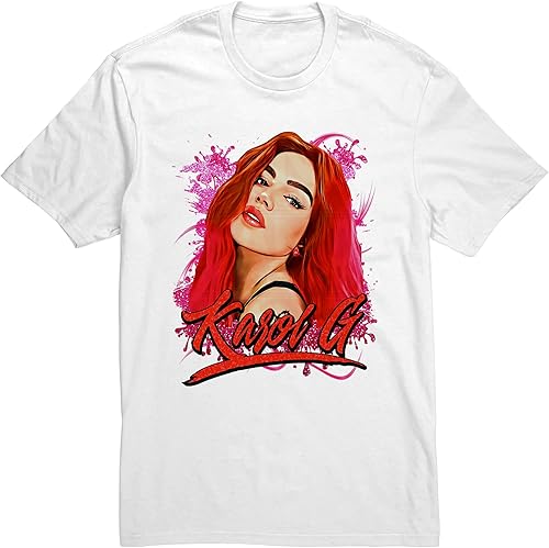 Karols G Red Hair Shirt Bichotas - Camiseta roja para hombre y mujer