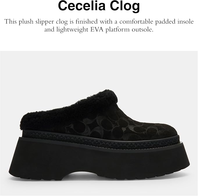 Coach Women's Cecilia Shearling Clog