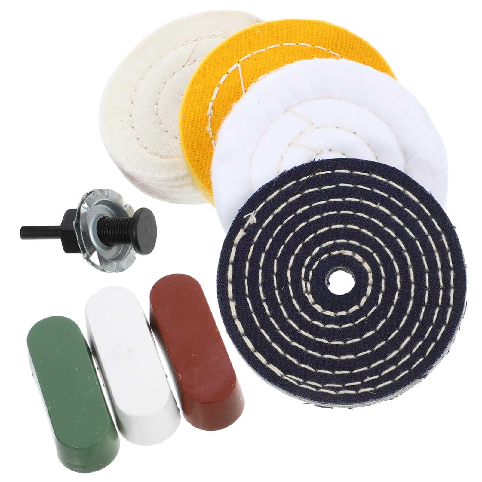 4sets Ruote Polishing e Buffing Compounds Per Finitura Accessori Per Lucidatura