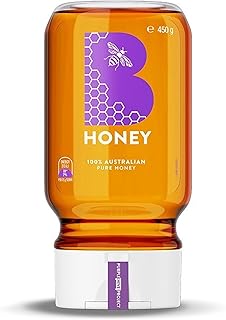 B Honey Squeeze 100% Pure Australian Honey, Squeezy Bottle 450G