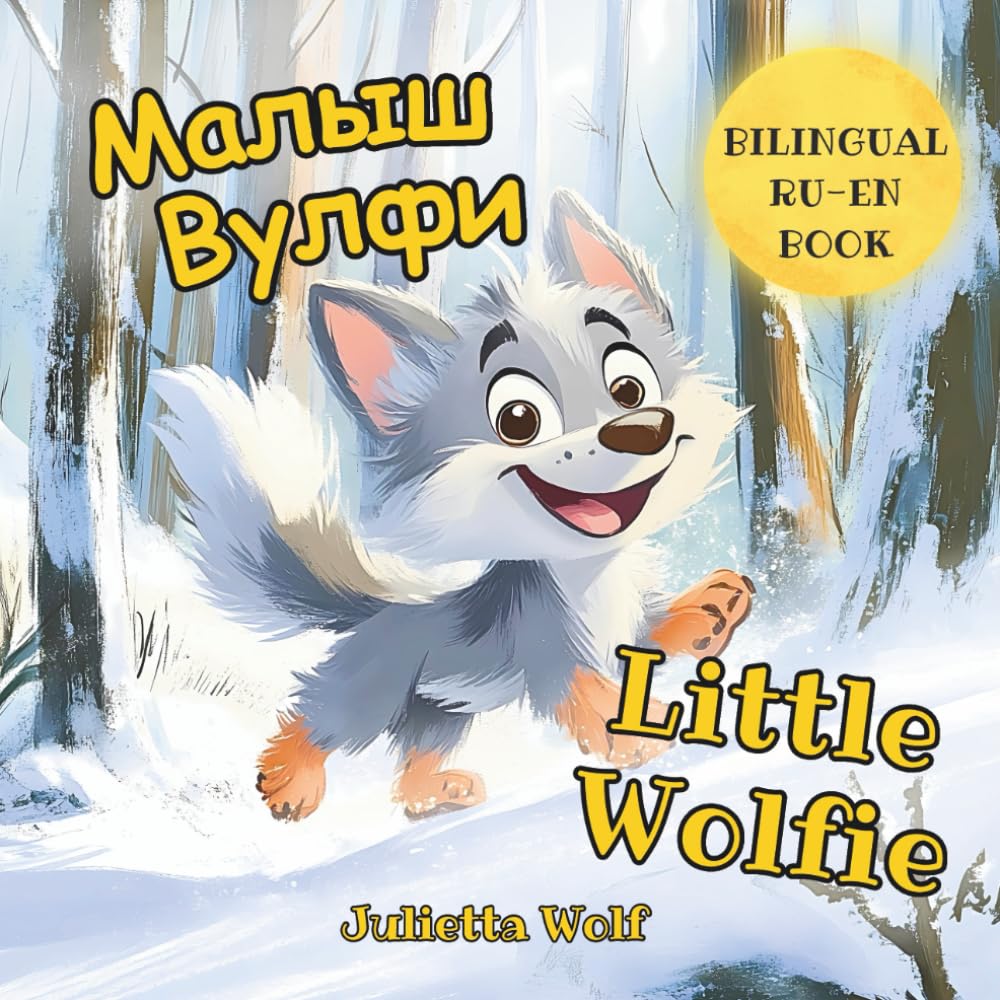 Малыш Вулфи. Little Wolfie: Russian - English Book for Bilingual Children. A Bonus Game Inside (Russian-english bilingual books for kids)