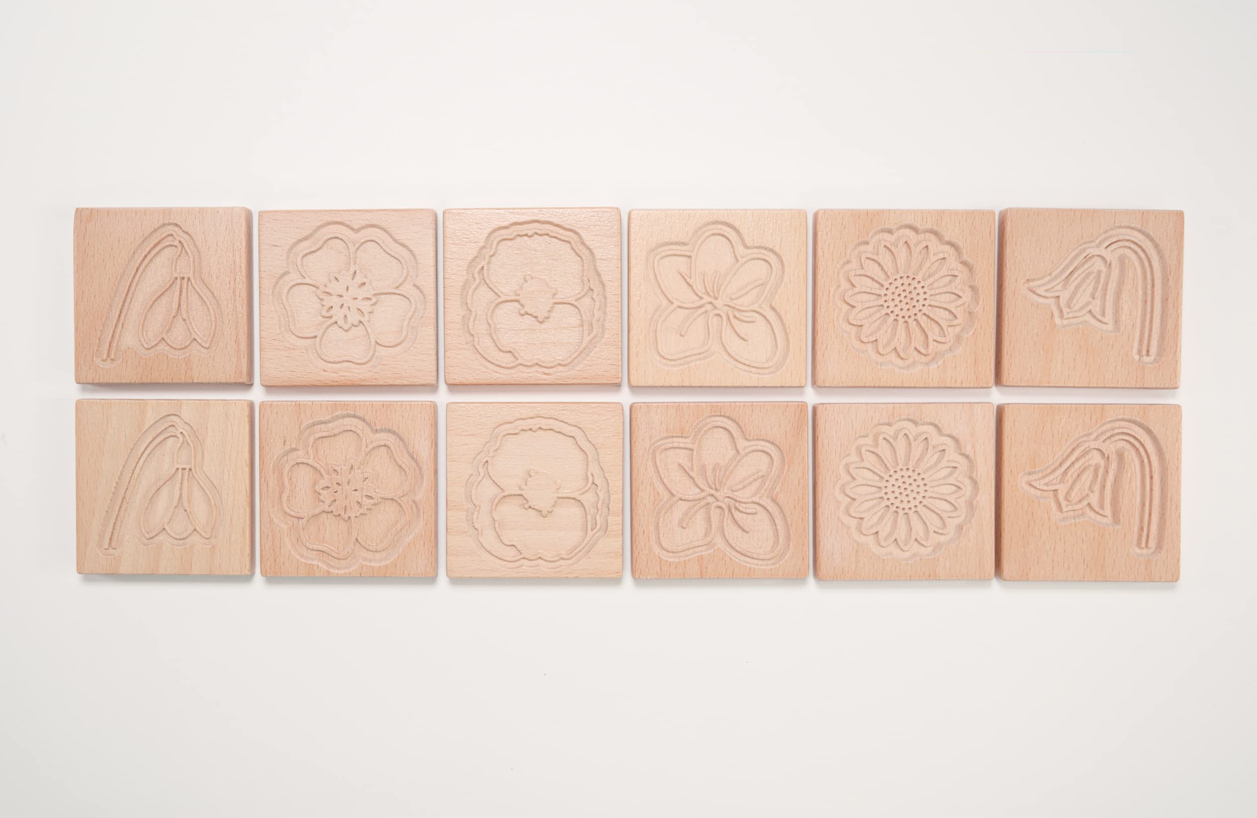 Yellow Door Match Me: Sensory Flower Tiles | Pairs Game | memory play | Nature Play | 12 FSC tiles in 6 pairs | nature toys for kids age 2 3 4 5 | Pelmanism Game | Early Educational Toys - Image 4