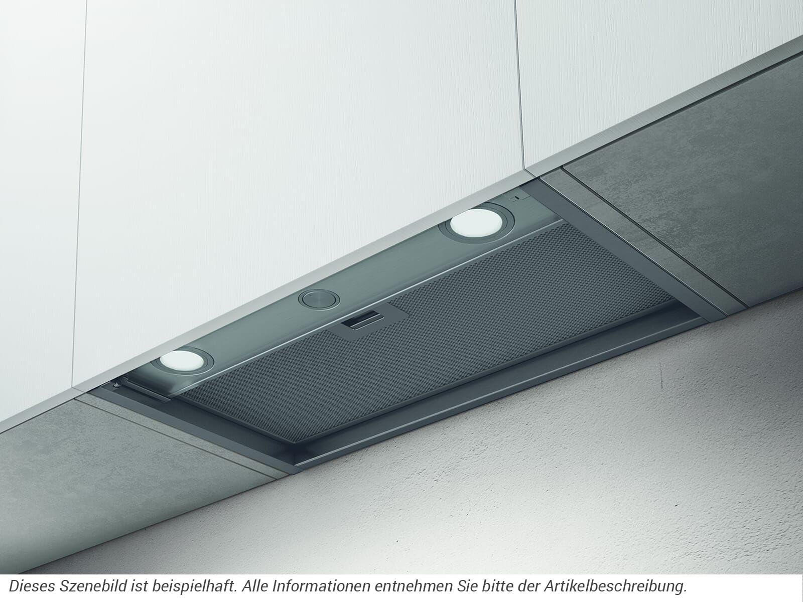 ELICA BOXIN LX/BL MAT/A/60 Cappa incasso aspirapolvere ILL. LED 620 m/h3 PRF0172166