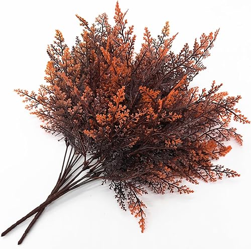 Vista 21 de Decoración de plantas artificiales de diente de león, flores de plástico falsas, arbustos, hierba para interiores y exteriores, hogar, jardín, boda