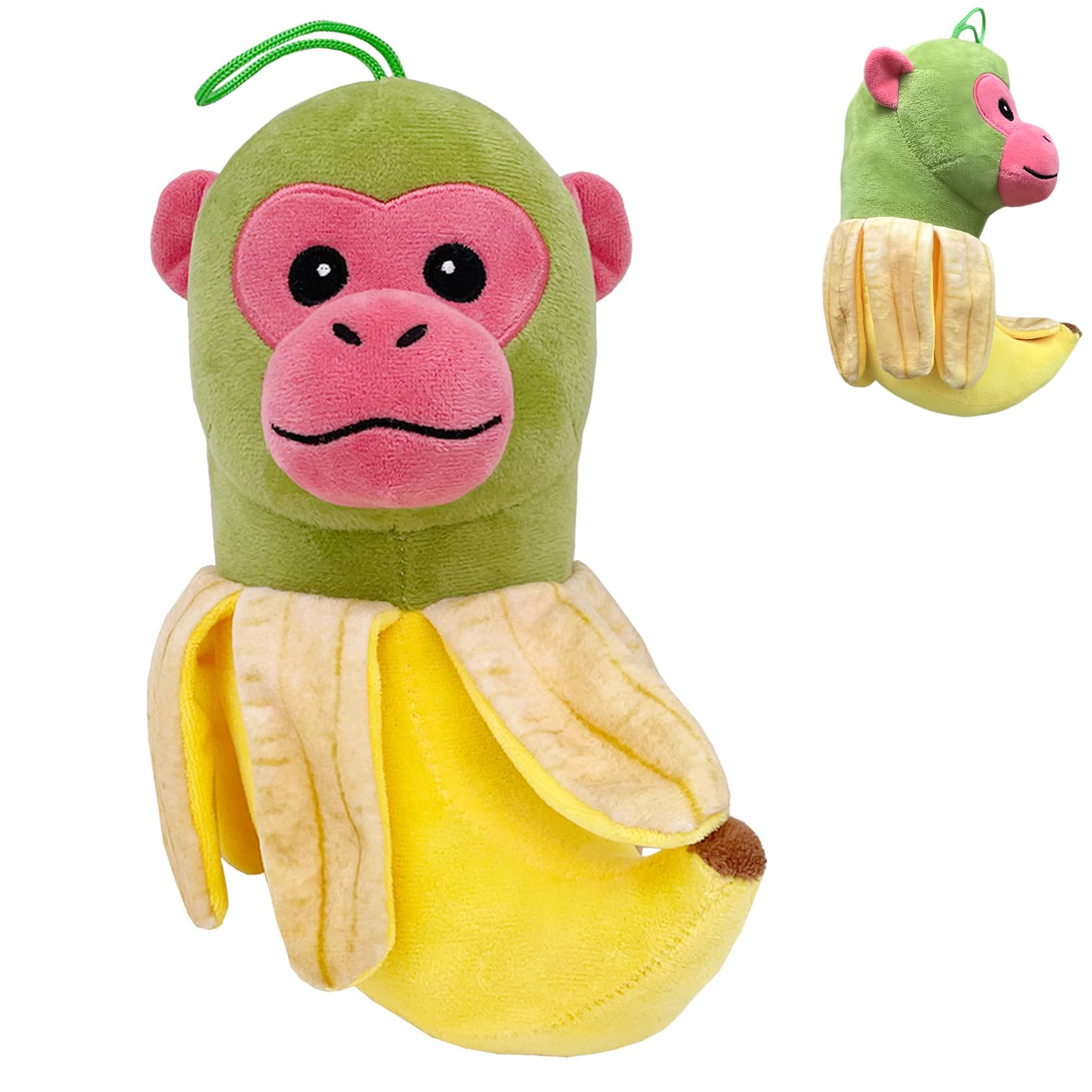 Oiytrmcg Italian Brainrot Chimpanzini Bananini Plush,Stuffed Figure Pillow for Room Decor for Game Fans(Italian Brainrot-B)