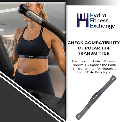 Miniatura 5 de Polar 392027802 - Transmisor T34 - Correa de pecho para monitor de frecuencia cardíaca, inalámbrica, impermeable, de largo alcance, compatible