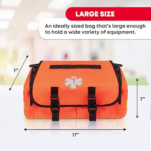 Miniatura 3 de Ever Ready First Aid First Responder On Call Trauma Bag - PRO con reflectores - Naranja
