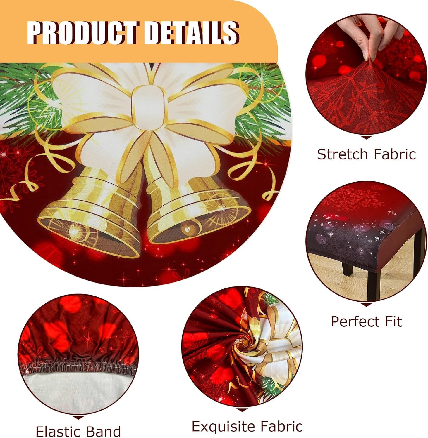 Tovaglia Luci Di Natale Tovaglia Rettangolare Decorativa Tovaglia Per Dinning 140X210 Cm Lavabile A Macchina, Tovaglia Durevole