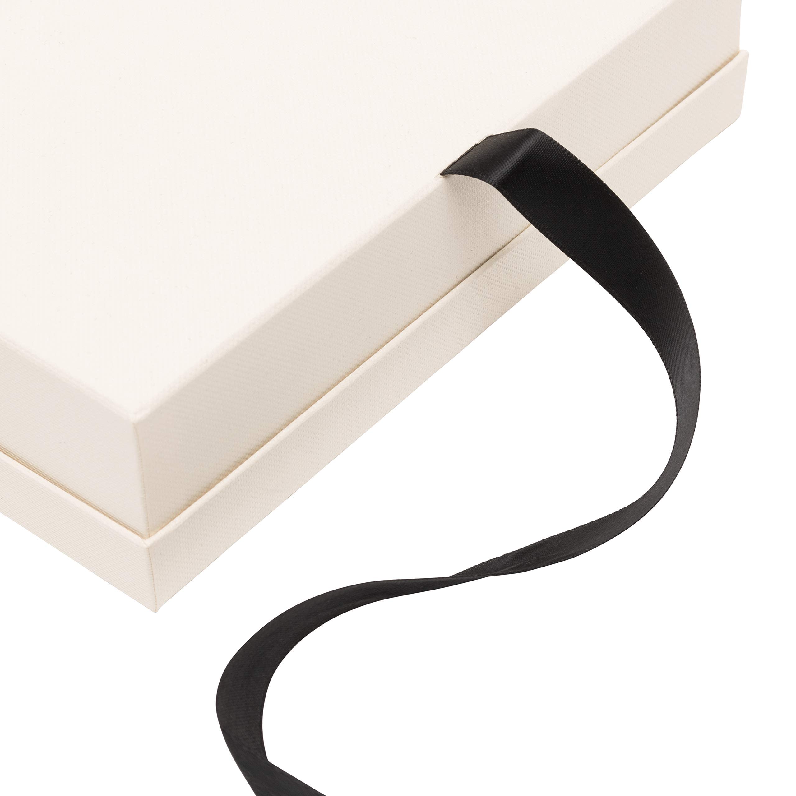Nobile Nero Pianoforte Anello di Fidanzamento, Braccialetto, orecchino, Ciondolo, Perfetto per la Vostra proposta di Fidanzamento, Matrimonio o Regalo di Nozze Necklace Box