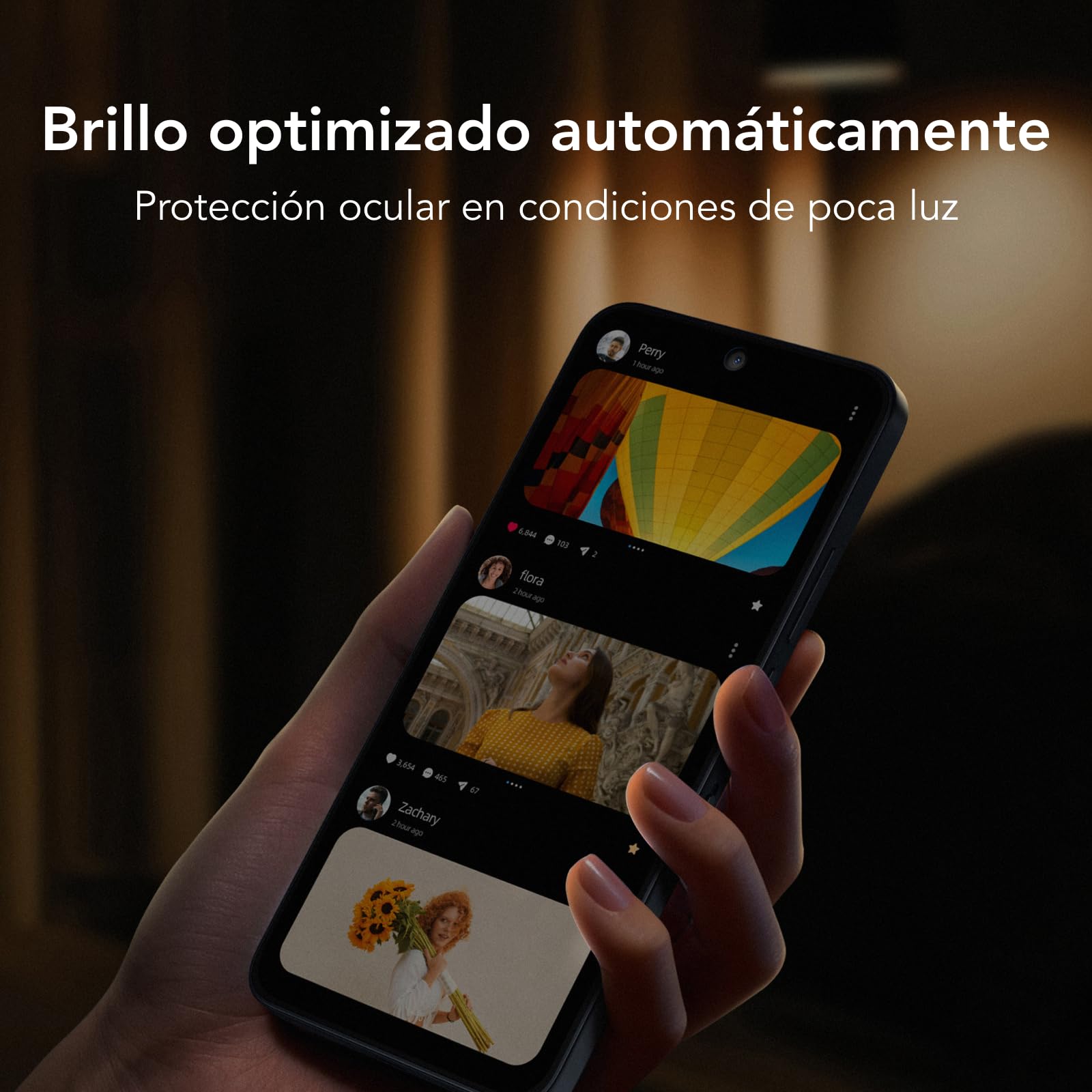 TCL NXTPAPER 70 Pro Smartphone, Oro, 8+256 GB, Pantalla NXTPAPER 6.8" 2K, 5G, Cámara 108 MP, Batería 5000 mAh, NFC