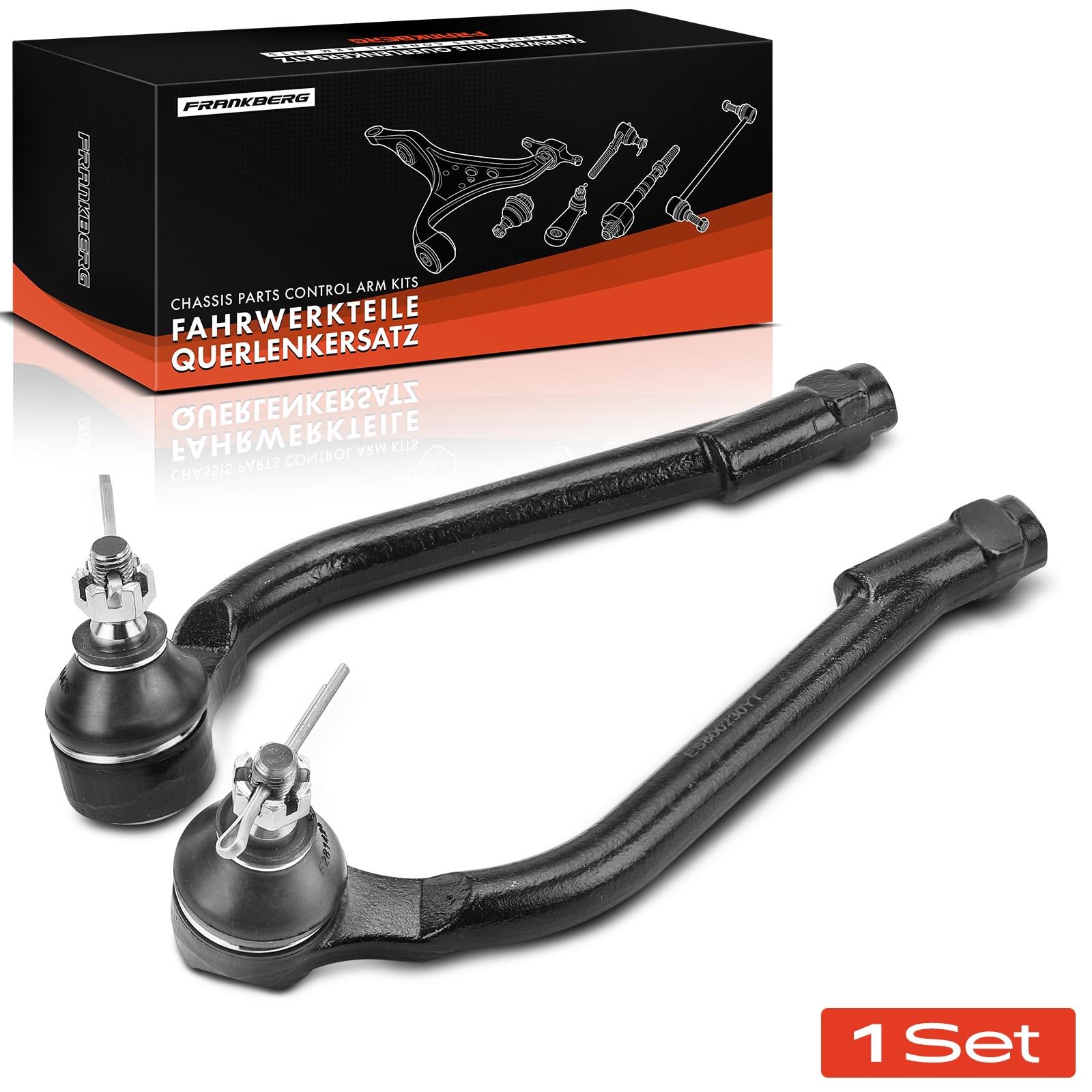 Frankberg 2x Rotules de barre de direction Avant gauche Droite | Compatible avec Elantra Berline HD 1.6L 2.0L 2006-2011 i30 FD 1.4L-2.0L 2007-2011 Remplacer# 568202H000