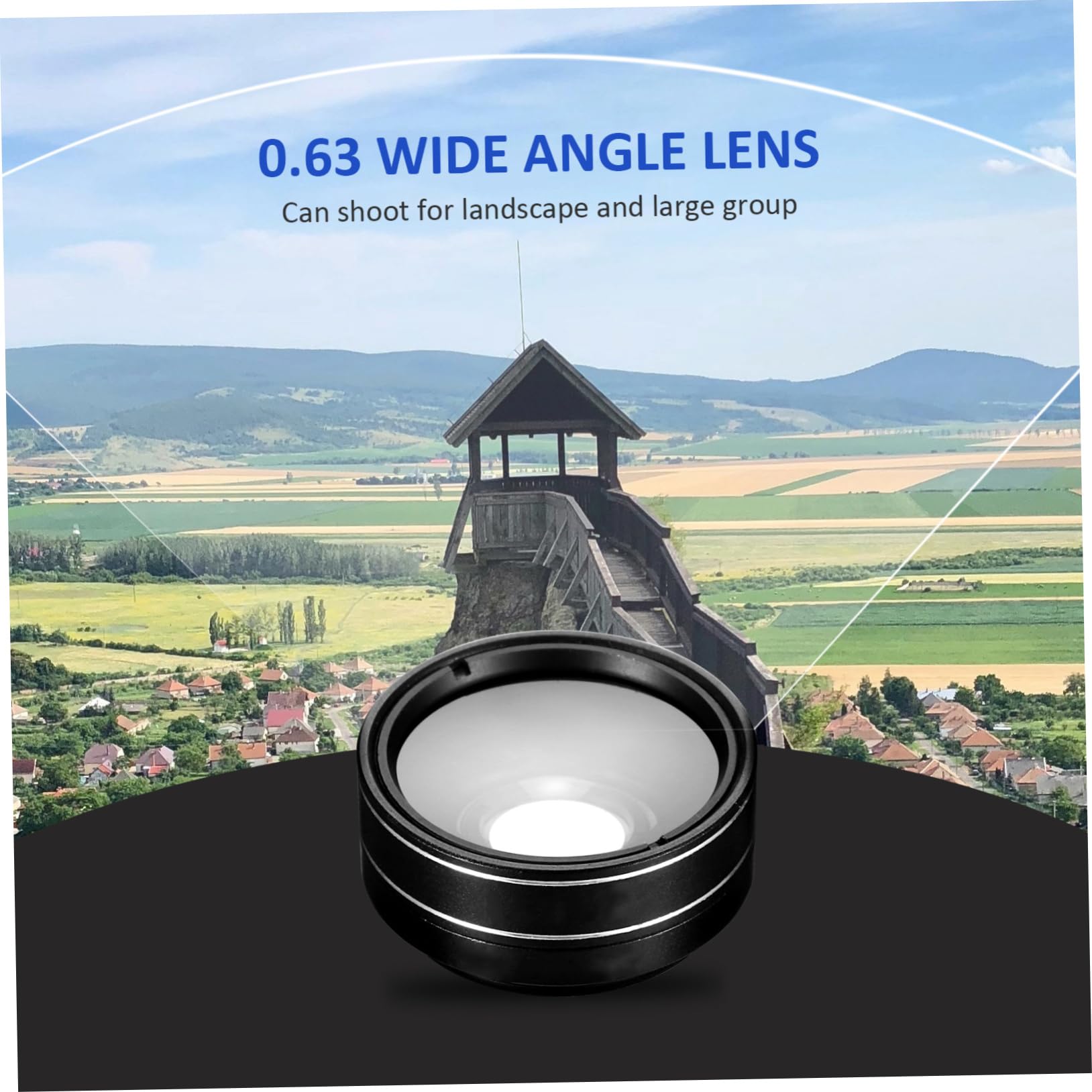 DOITOOL 2juegos Kit De Lentes De Cámara para Teléfonos Móviles Incluye Lente Ojo De Macro Gran Angular Cpl y Filtros Compatible La Mayoría De Smartphones Portátil y Fácil De Usar
