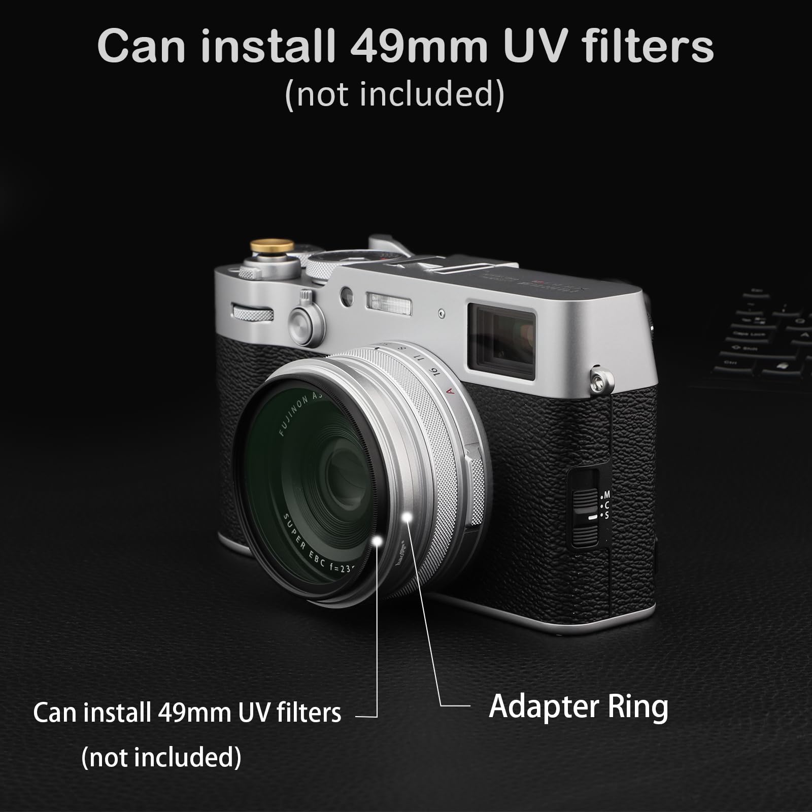 ZTIANFOTO Poco Drop-In-Filter Adapter PL-E Kit Standard Di Montaggio Per Fotocamere Komodo, Komodo X, Fx3, BMD 6K, S1H, Ecc - Foto 2