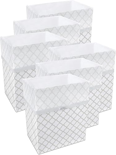 Miniatura 10 de Botes de basura emergentes desechables de 13 galones (paquete de 6) con bolsas ajustadas – Contenedores plegables de basura y reciclaje para