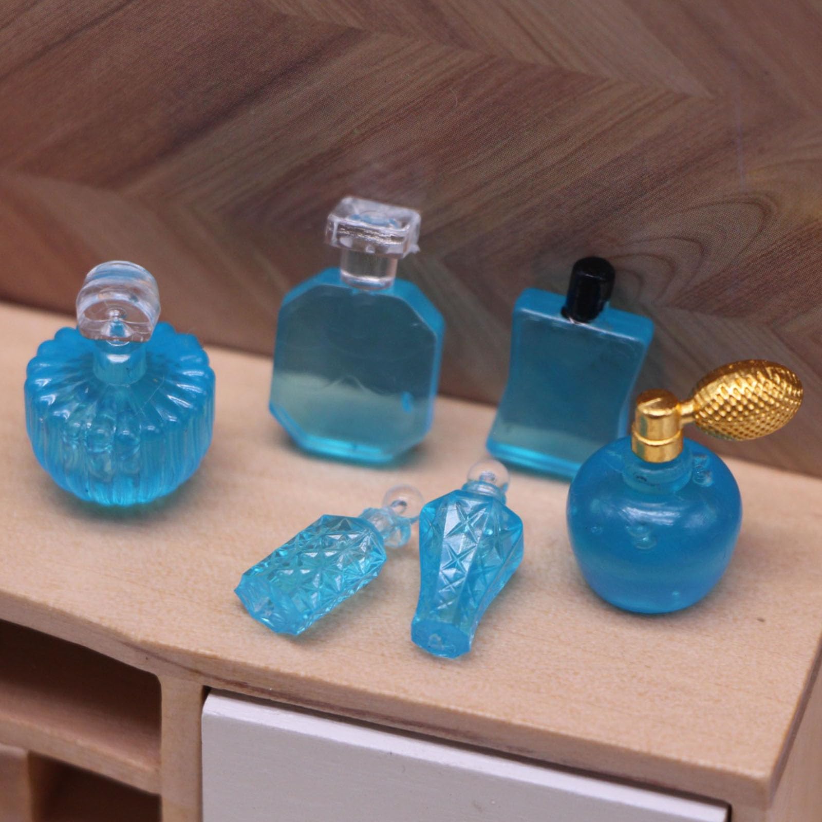 Tiny Scented Bottle Collection Dollhouses Furniture Role Playing Toy Resin Craft for Girls Creative Play Dollhouses Furniture Accessories — view 6