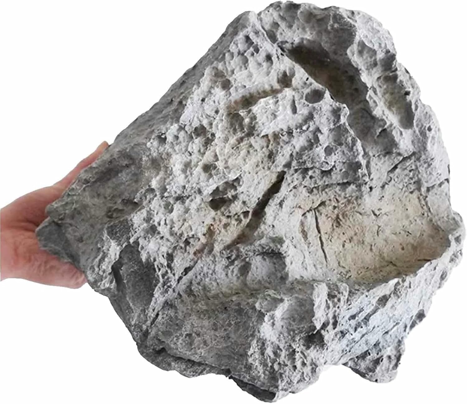 Fake Rocks for Yard, Artificial Landscape Solid Fake Rocks, Lightweight Well Cover Rock, PU Foam Decorative Cover, Decorative Stones for Landscaping Lawns, Gardens