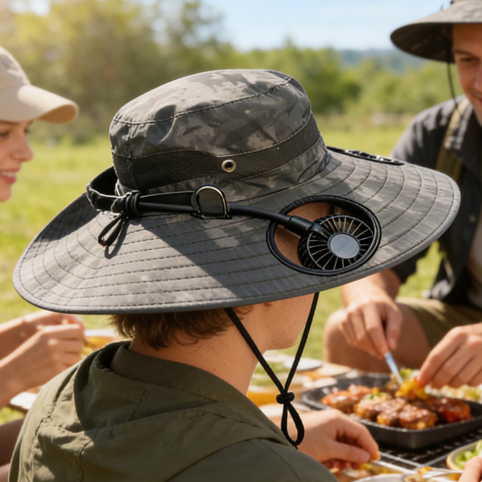 Sombrero de sol, gorras ajustables de ala ancha, sombrero de pesca al aire libre, para acampar al aire libre, correr, jardinería, viajes, vacaciones, pesca, festival, verano