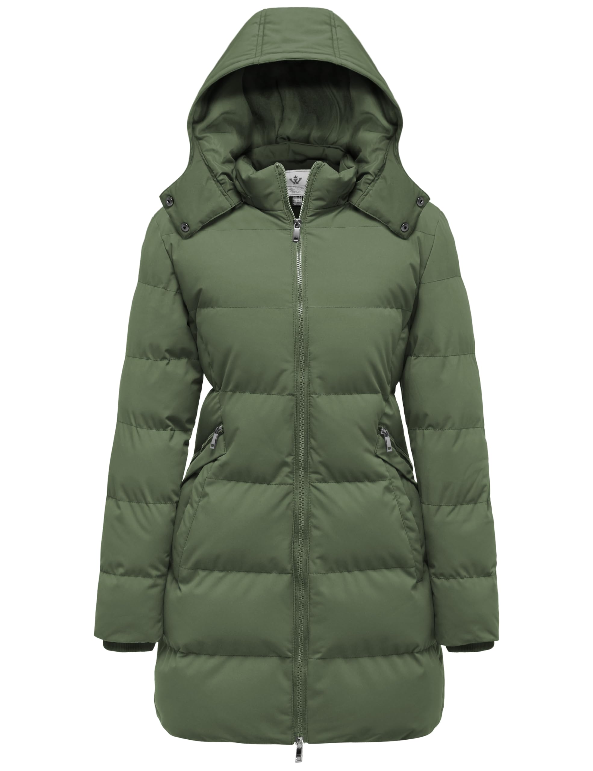 WenVen Women's Warm Thickened Parka Coat