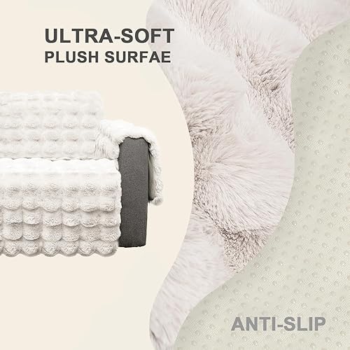 Miniatura 5 de Funda acolchada para sofá y muebles, funda resistente al agua fácil de instalar, protector antideslizante avanzado para niños, perros, gatos (sillón
