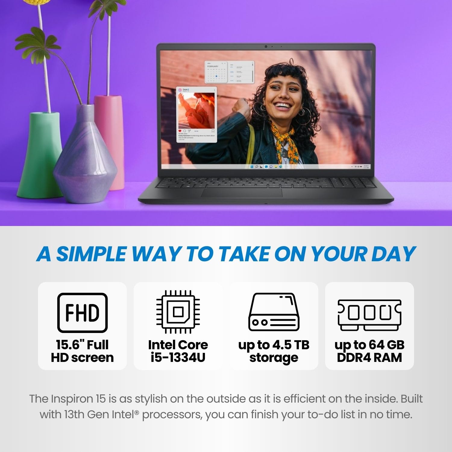 Amazon.co.jp: Dell Inspiron 15.6インチ FHD タッチスクリーンノート