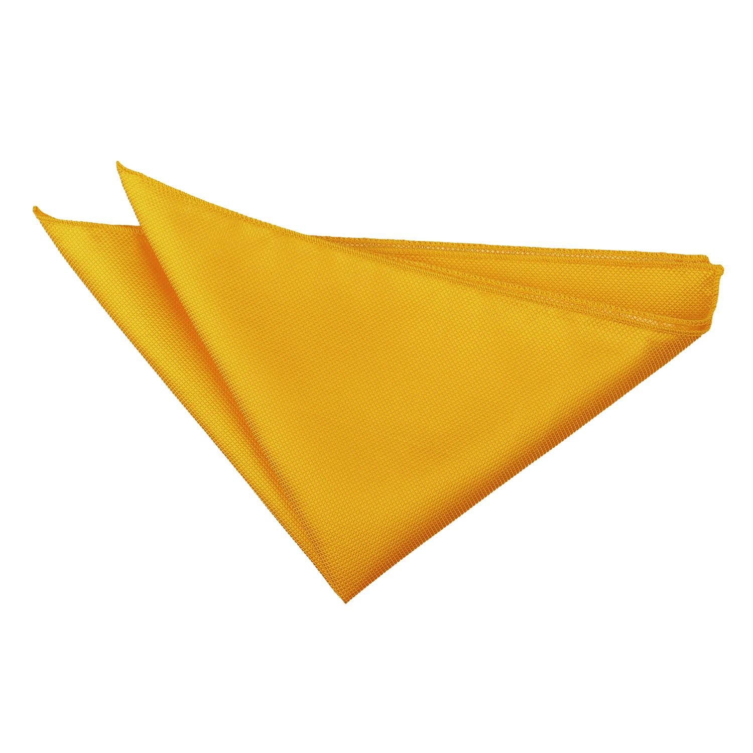 DQT Plain Solid Check Formal Casual Wedding Handkerchief Pocket Square Hanky Sunflower Gold