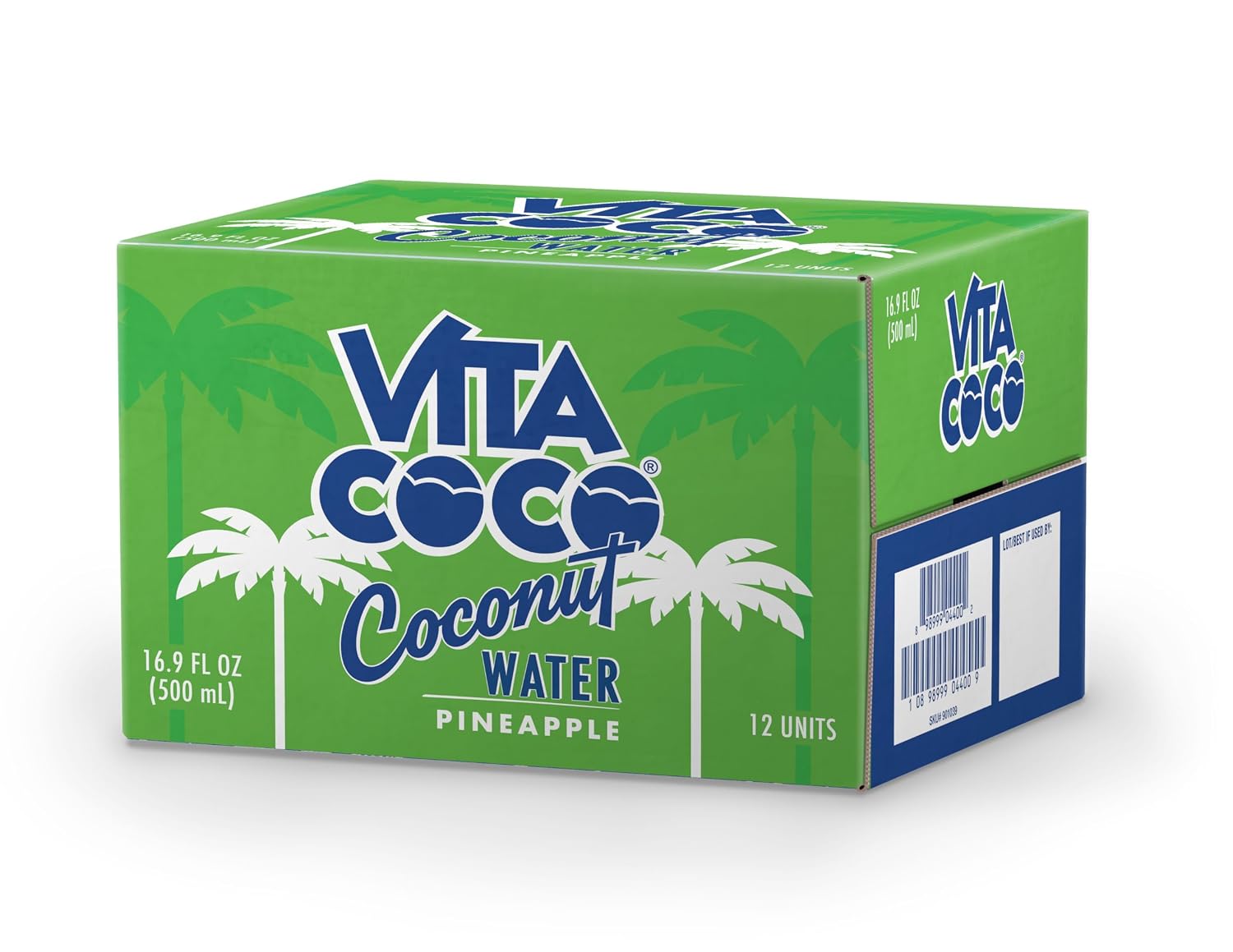Vita Coco Pineapple Coconut Water 12PK, 16.9 FZ