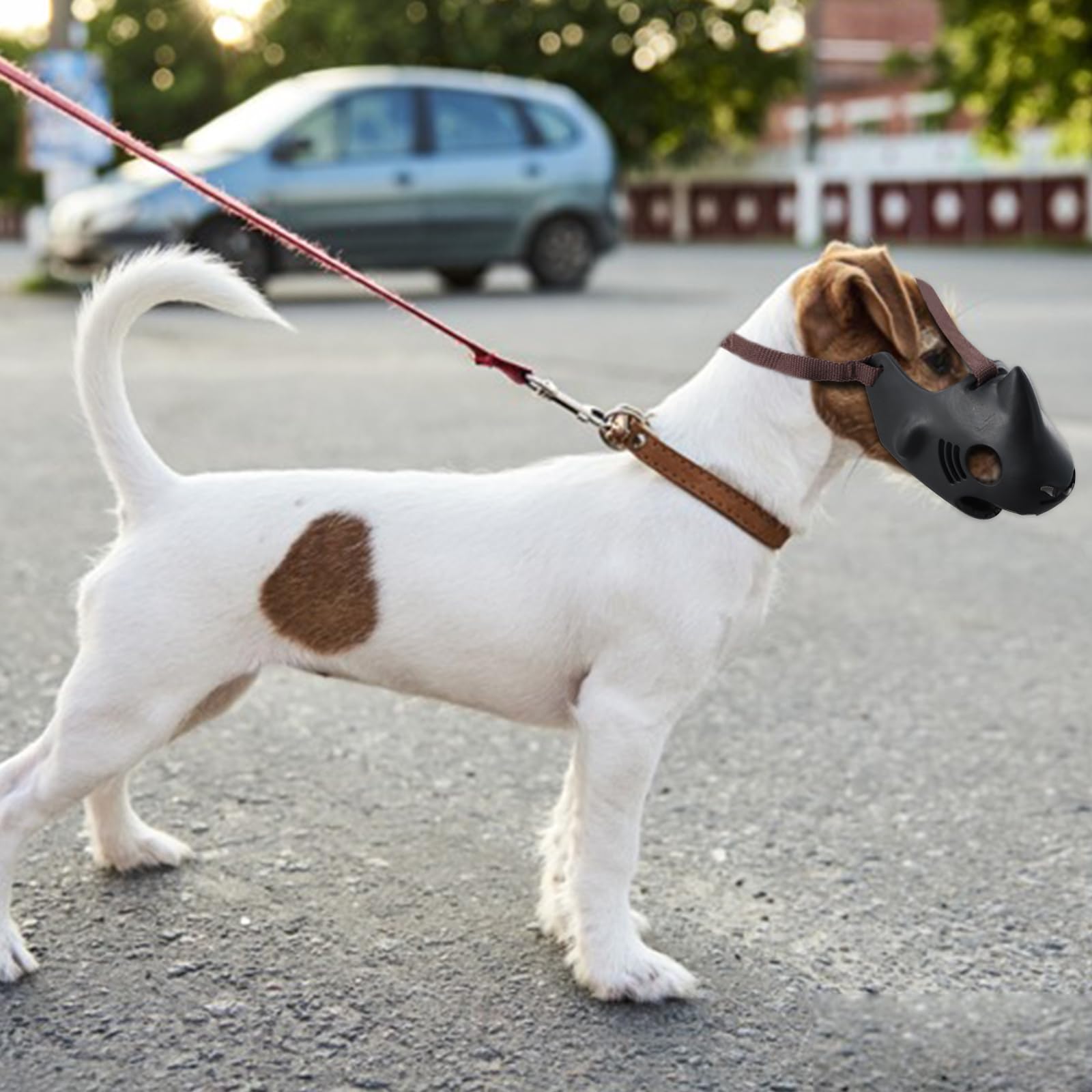 LUCKYPAW Weicher Hundemaulkorb – Atmungsaktiv, Verstellbar, Für Kleine Bis Große Hunde