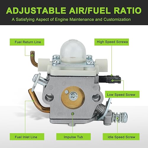 Miniatura 6 de Harbot C1M-K77 PB580T Carburador para Echo PB-403H PB-403T PB-413H PB-413T PB-610 PB-620H PB-413 PB-400 Soplador de hojas Reemplazar A021000891