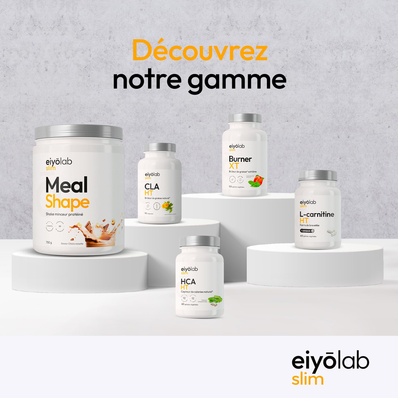 CLA HT | 3000mg par Portion | Bruleur de Graisse Naturel | Action Ciblée sur la Ceinture Abdominale | 80% d’Acide Linoléique Conjugué | 90 Capsules pour Homme et Femme | Made in France | Eiyolab